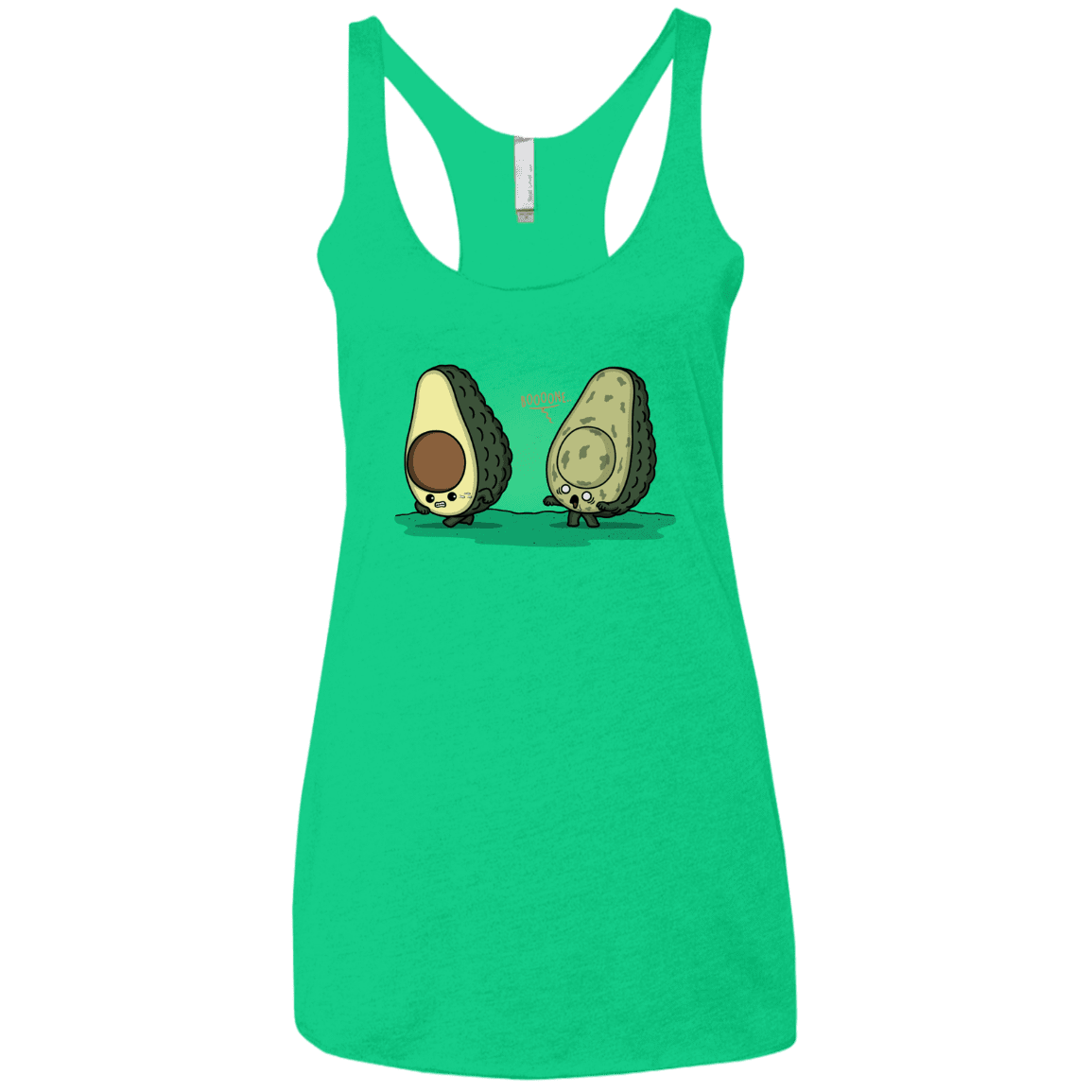 T-Shirts Envy / X-Small BoOoOnE Women's Triblend Racerback Tank