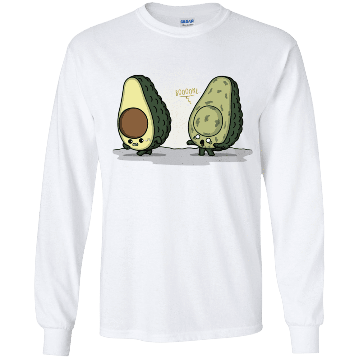 T-Shirts White / YS BoOoOnE Youth Long Sleeve T-Shirt