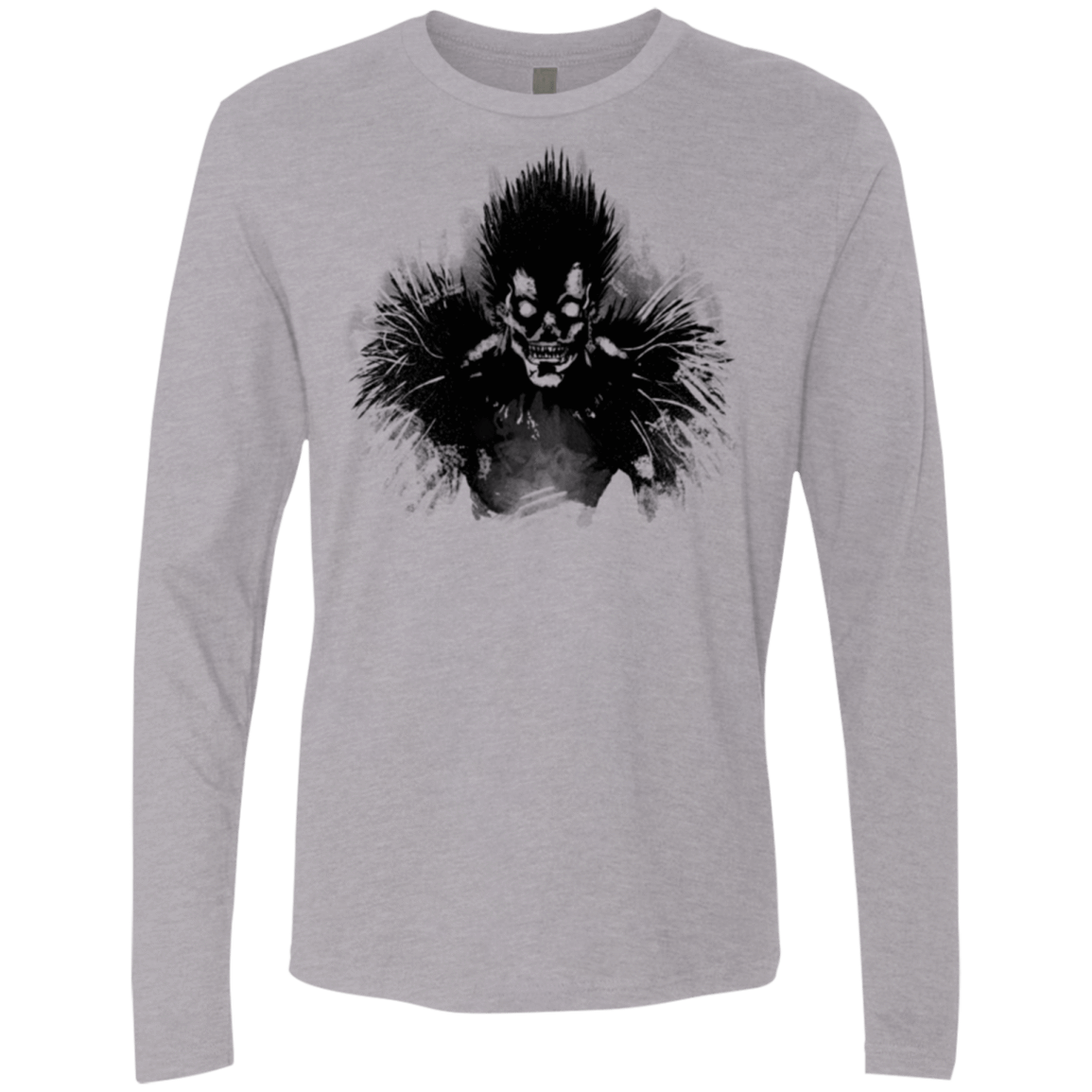T-Shirts Heather Grey / Small Bored Shinigami Men's Premium Long Sleeve