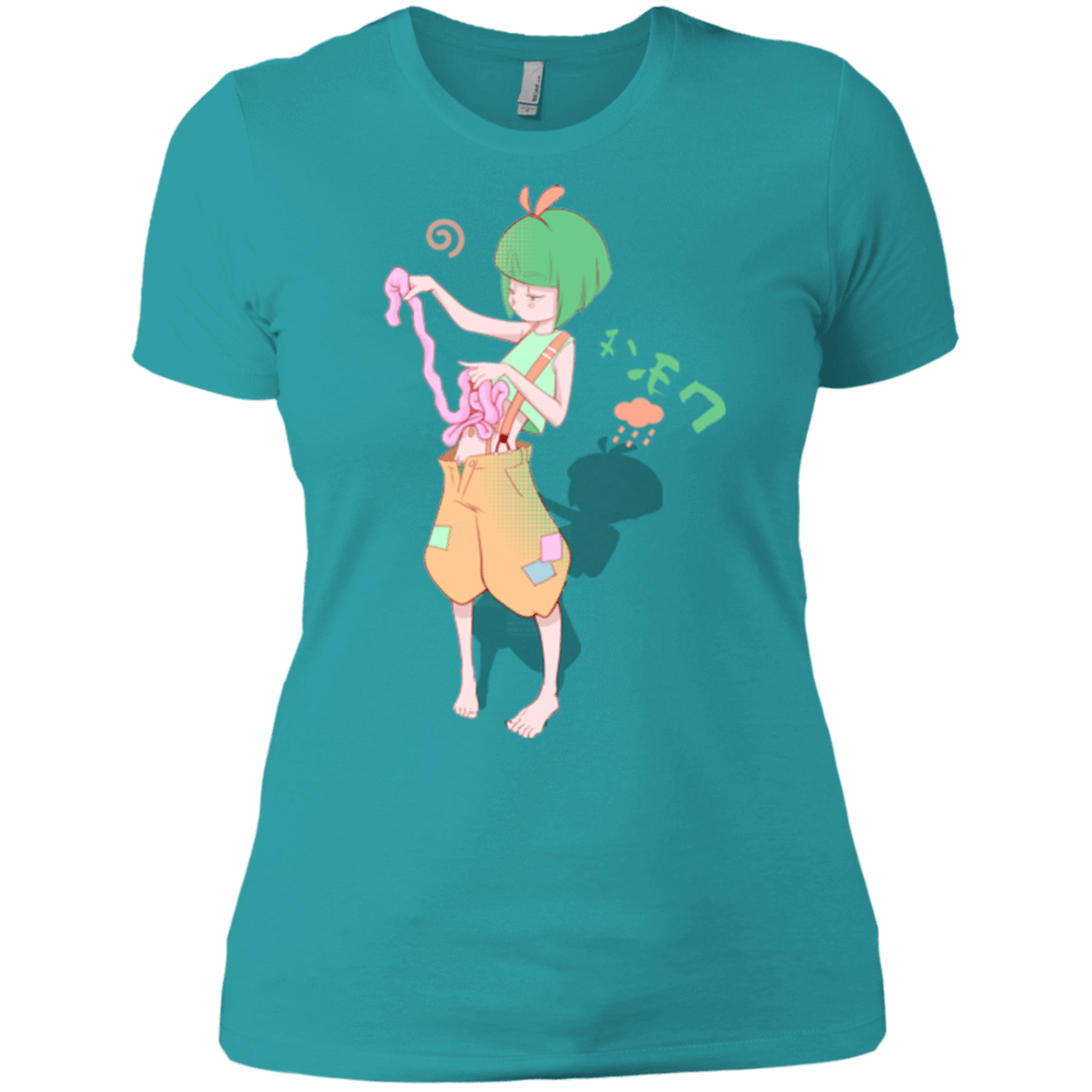 T-Shirts Tahiti Blue / X-Small Boring Intestinos Women's Premium T-Shirt