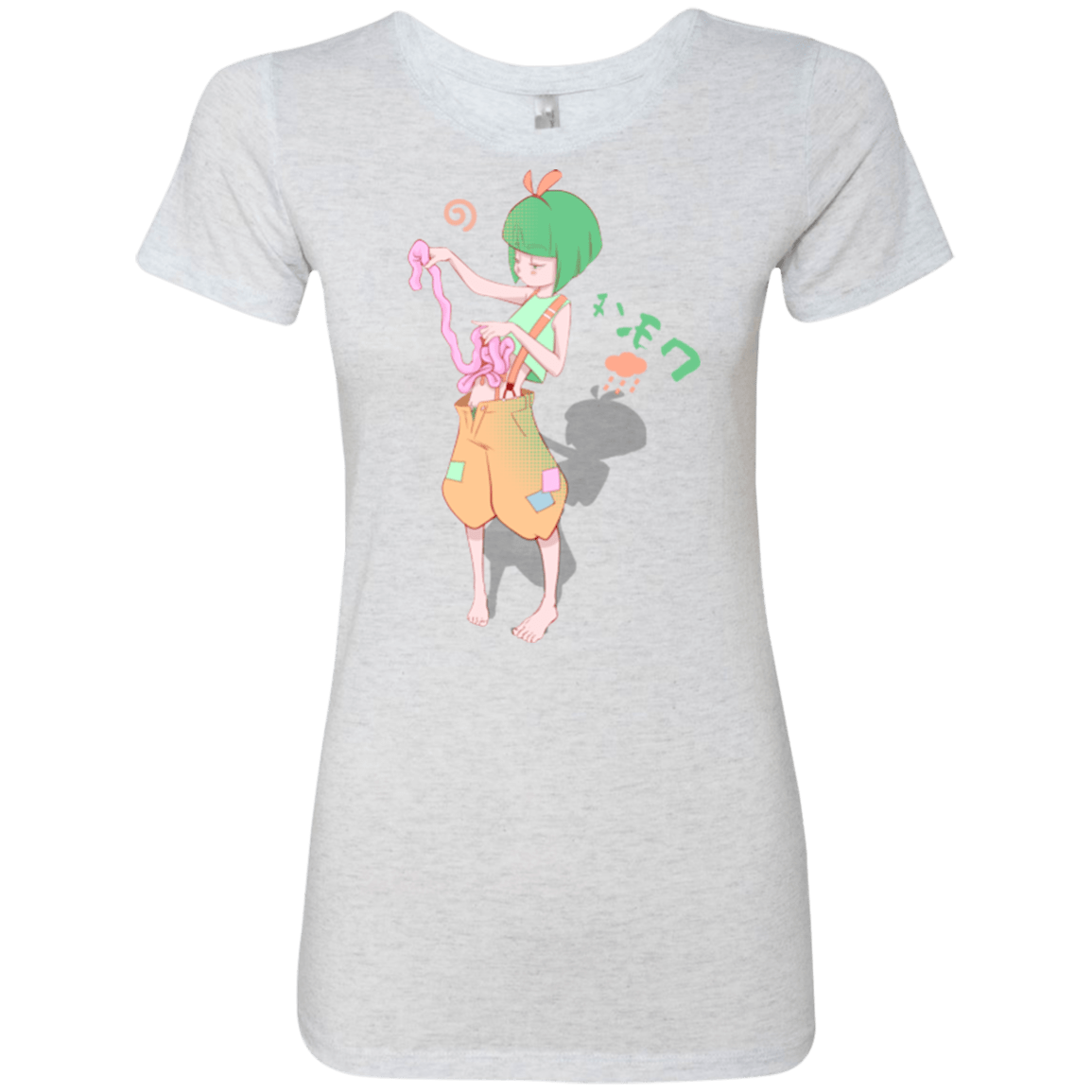 T-Shirts Heather White / Small Boring Intestinos Women's Triblend T-Shirt