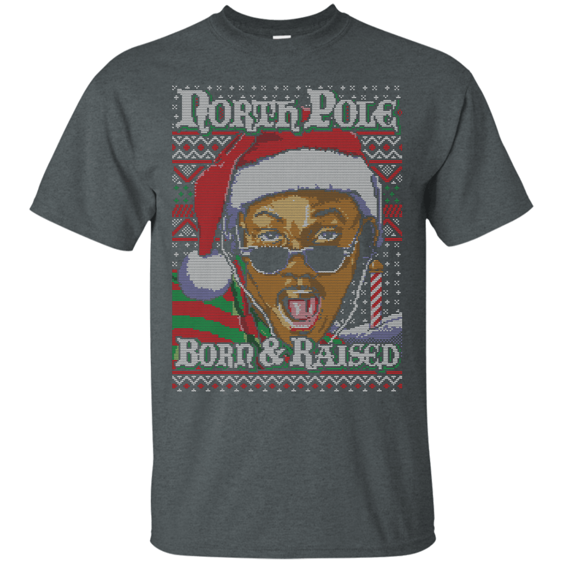 T-Shirts Dark Heather / Small BORN AND RAISED T-Shirt