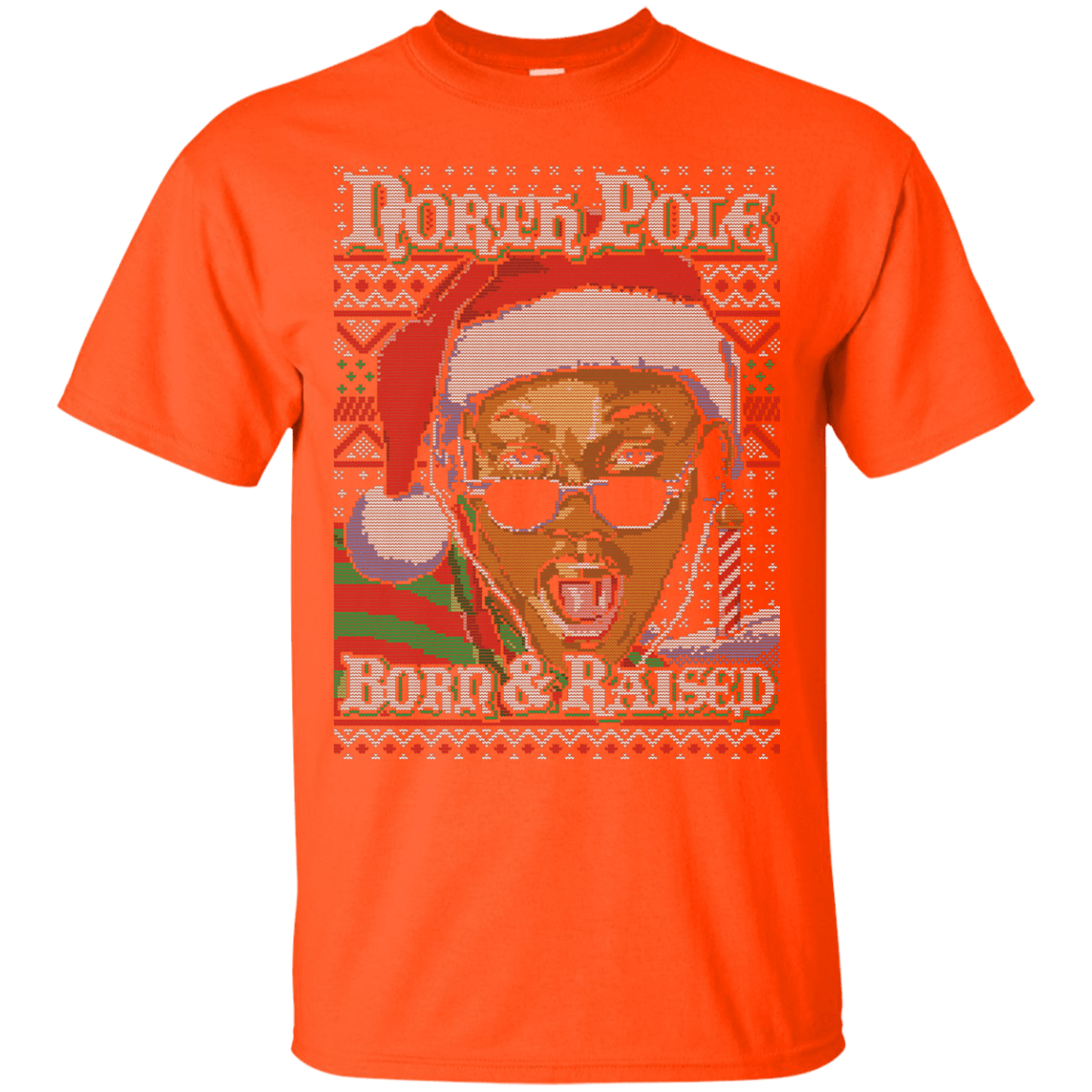 T-Shirts Orange / Small BORN AND RAISED T-Shirt