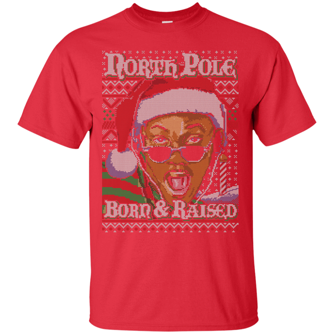 T-Shirts Red / Small BORN AND RAISED T-Shirt