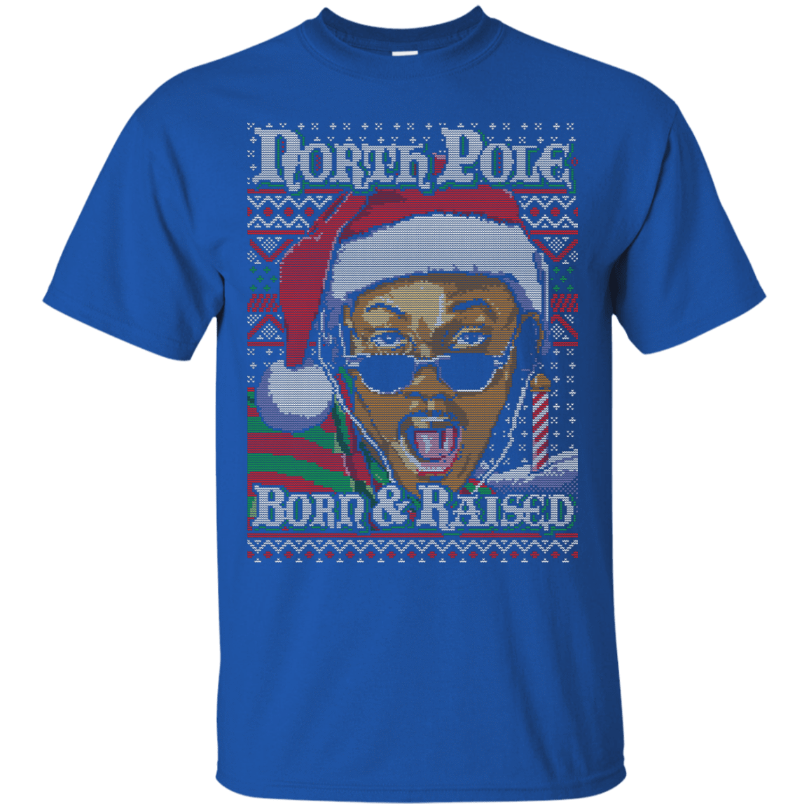 T-Shirts Royal / Small BORN AND RAISED T-Shirt