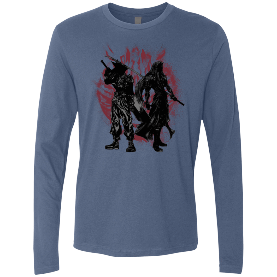 T-Shirts Indigo / Small Born Enemies Men's Premium Long Sleeve