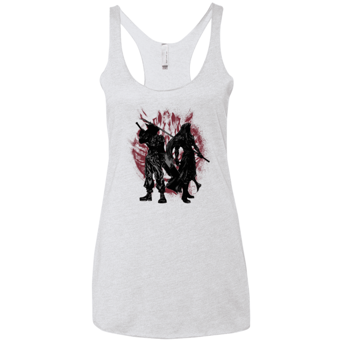 T-Shirts Heather White / X-Small Born Enemies Women's Triblend Racerback Tank