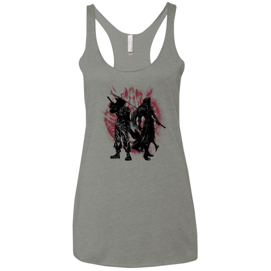 T-Shirts Venetian Grey / X-Small Born Enemies Women's Triblend Racerback Tank