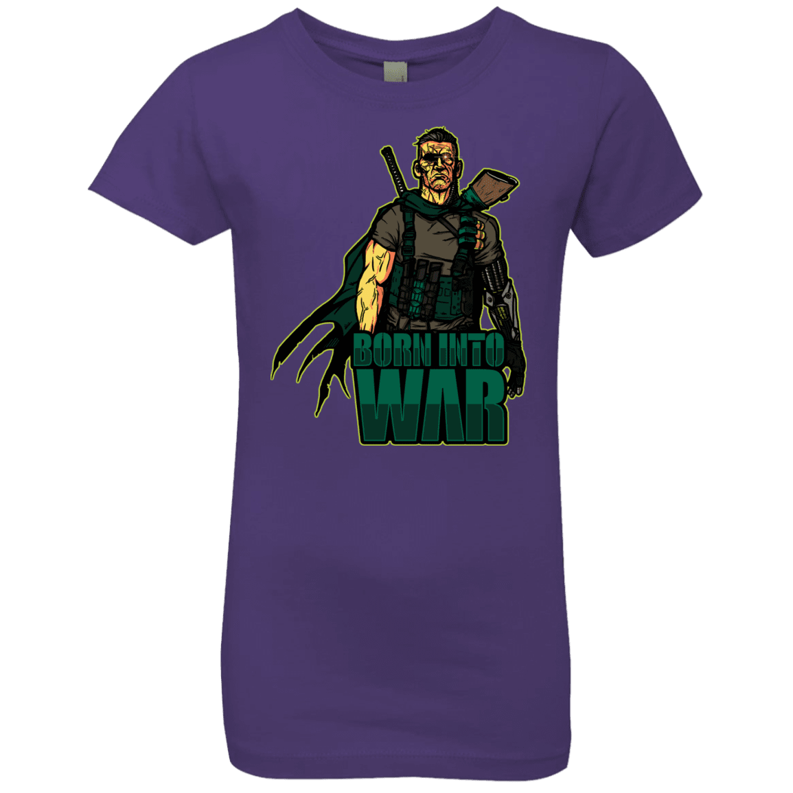 T-Shirts Purple Rush / YXS Born Into War Girls Premium T-Shirt