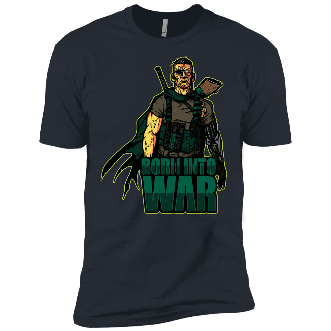 T-Shirts Indigo / X-Small Born Into War Men's Premium T-Shirt