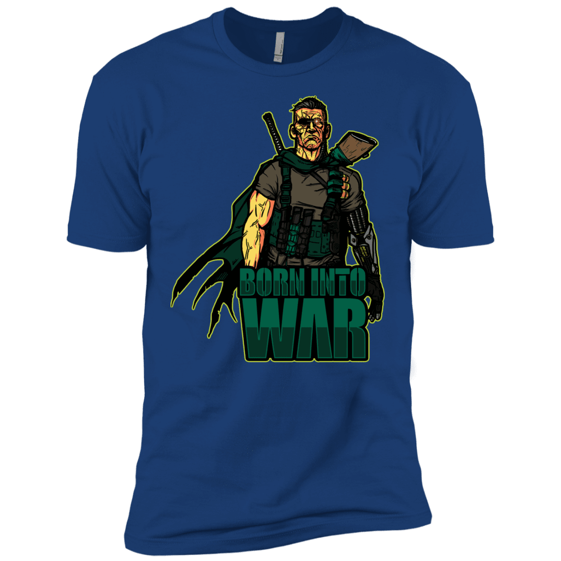 T-Shirts Royal / X-Small Born Into War Men's Premium T-Shirt