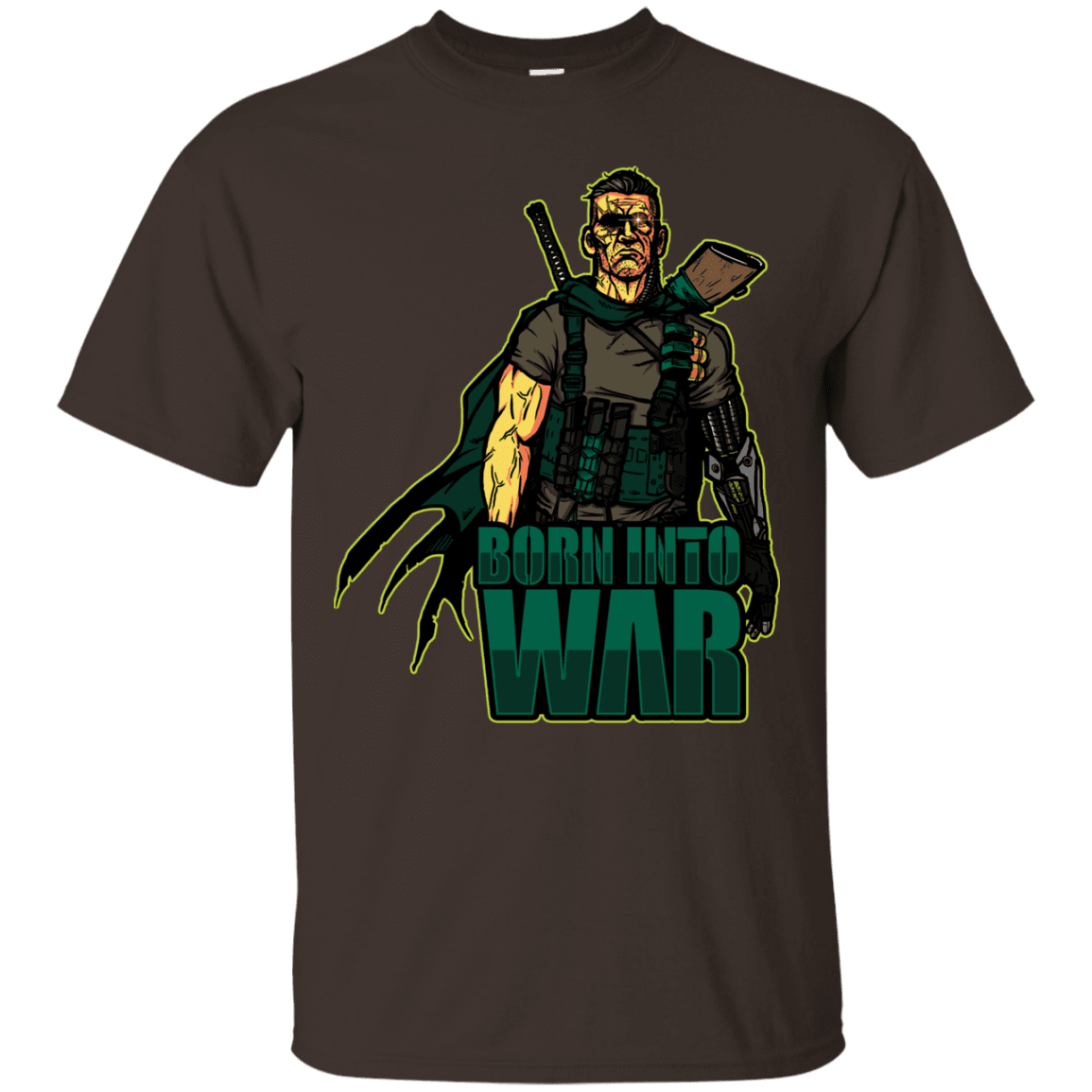 T-Shirts Dark Chocolate / S Born Into War T-Shirt