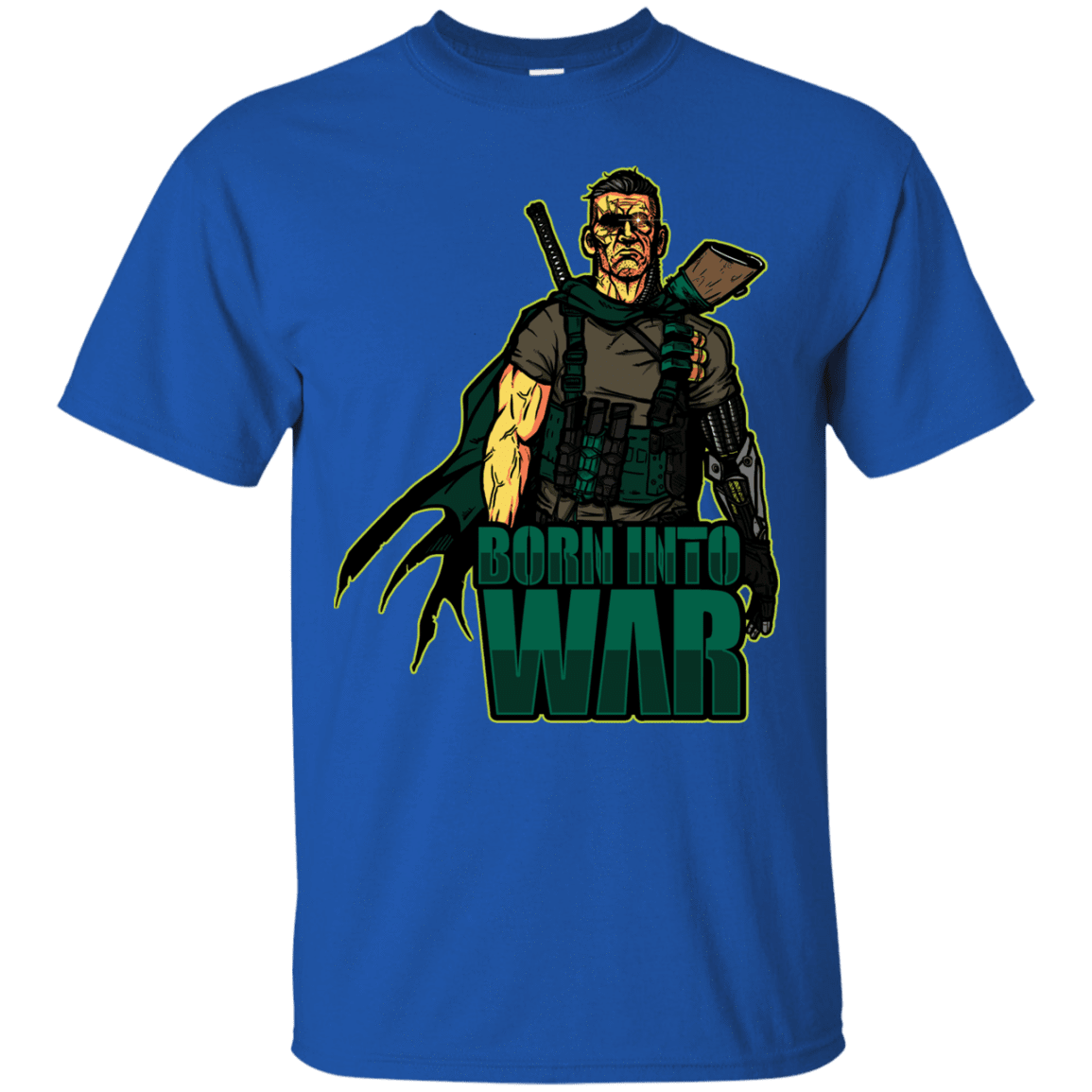 T-Shirts Royal / S Born Into War T-Shirt