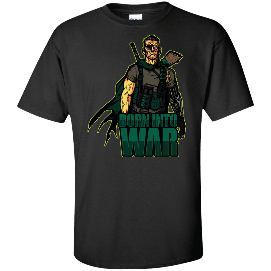 T-Shirts Black / XLT Born Into War Tall T-Shirt