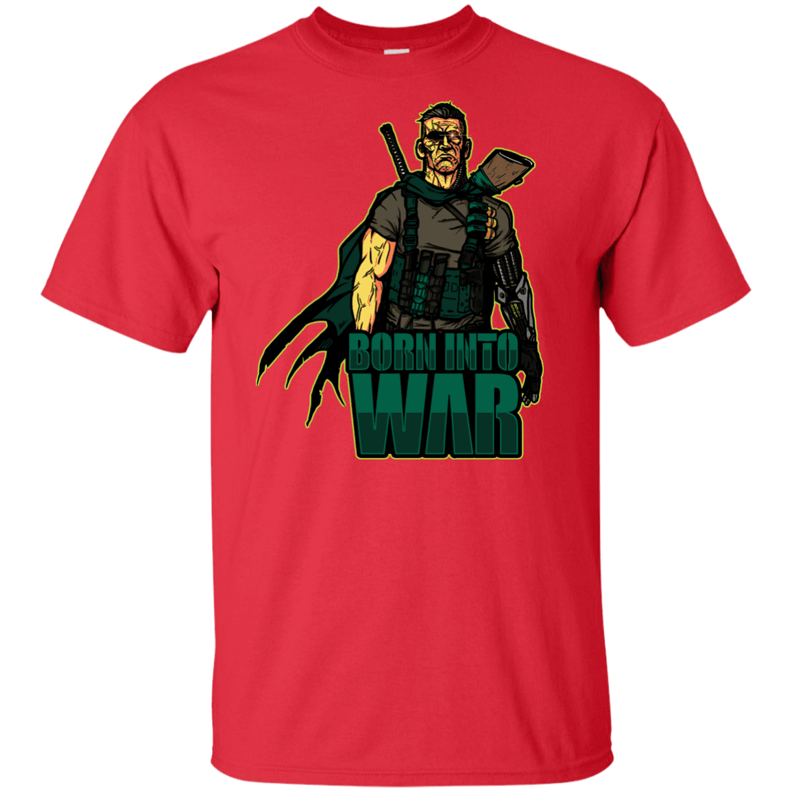 T-Shirts Red / XLT Born Into War Tall T-Shirt