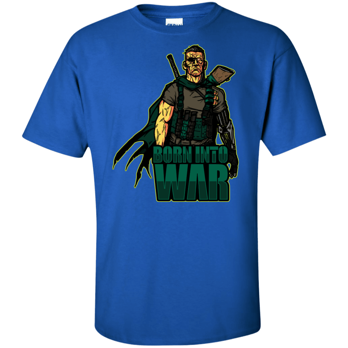T-Shirts Royal / XLT Born Into War Tall T-Shirt
