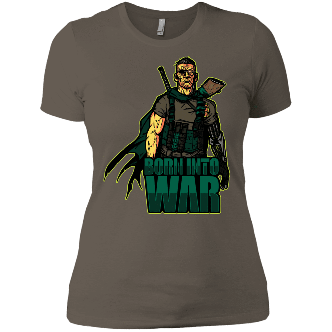 T-Shirts Warm Grey / X-Small Born Into War Women's Premium T-Shirt