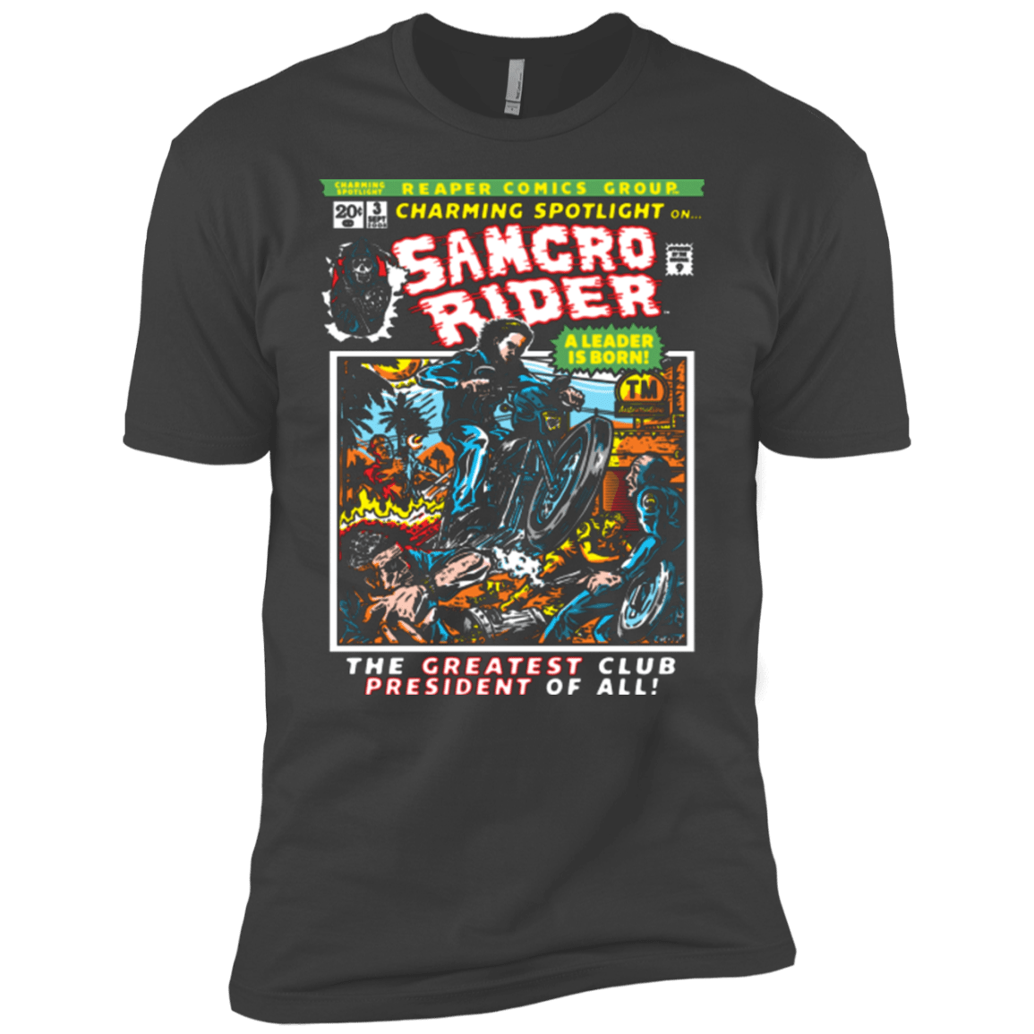 T-Shirts Heavy Metal / YXS Born Leader Boys Premium T-Shirt