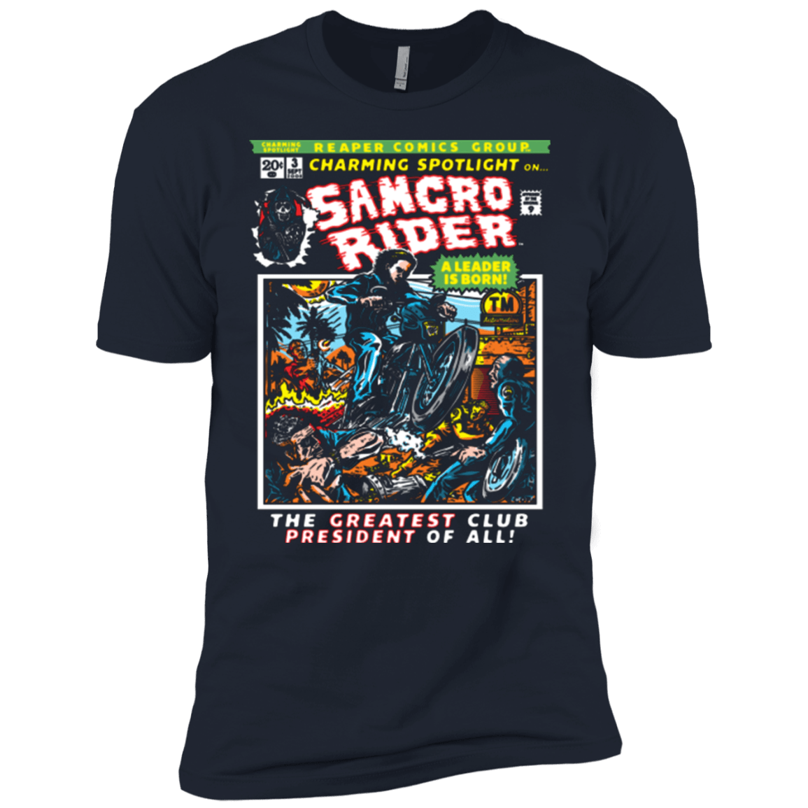 T-Shirts Midnight Navy / YXS Born Leader Boys Premium T-Shirt