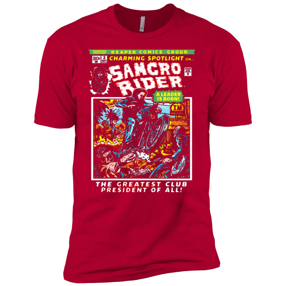 T-Shirts Red / YXS Born Leader Boys Premium T-Shirt