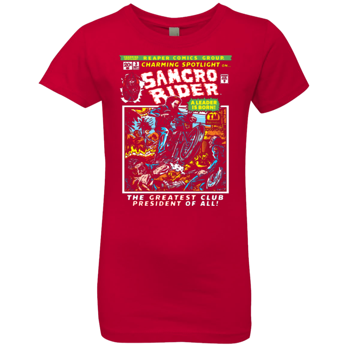 T-Shirts Red / YXS Born Leader Girls Premium T-Shirt