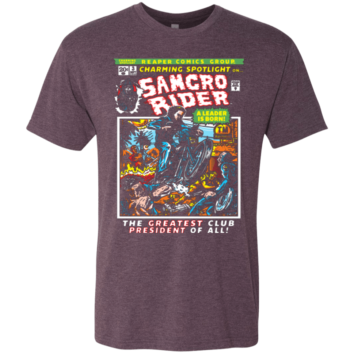 T-Shirts Vintage Purple / Small Born Leader Men's Triblend T-Shirt