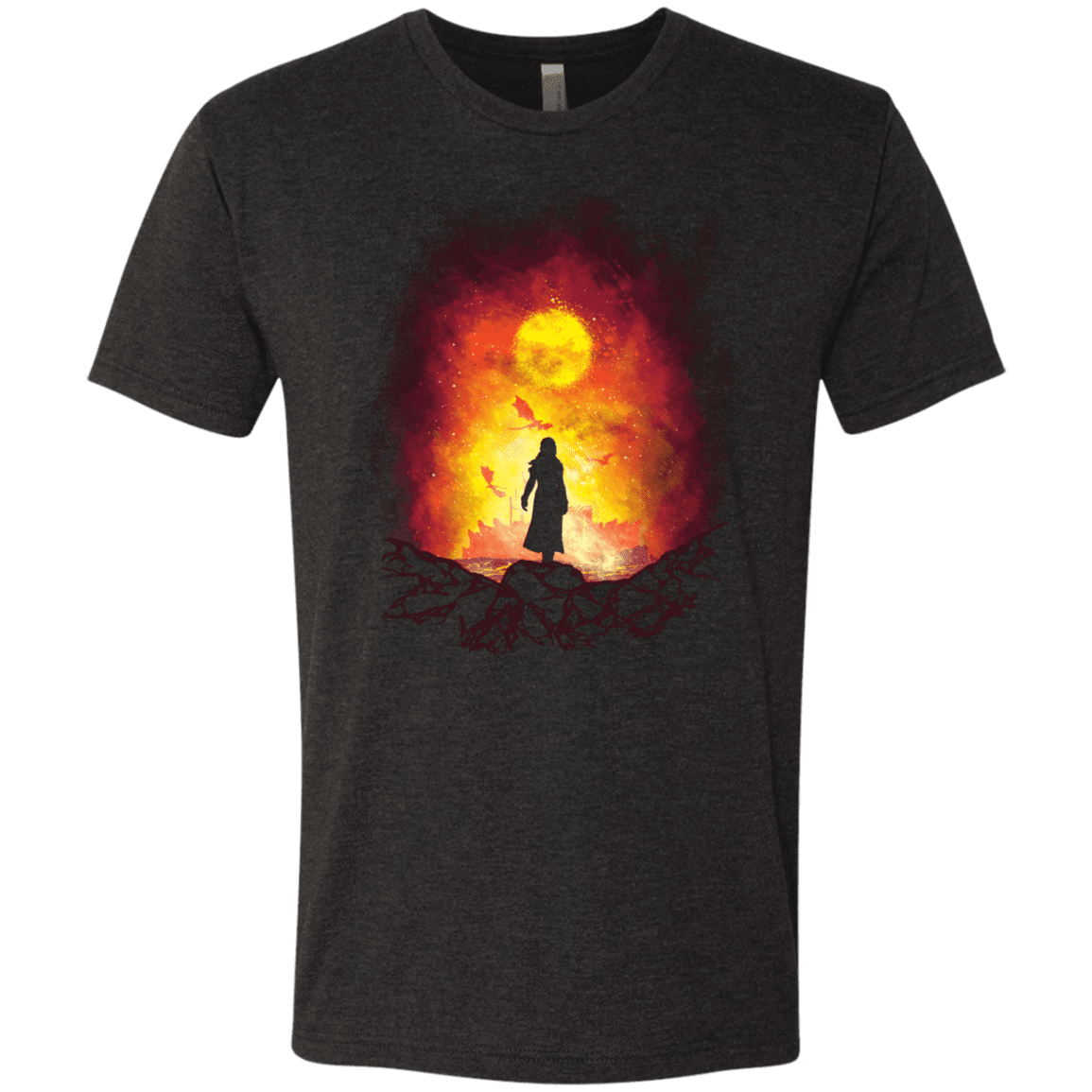 T-Shirts Vintage Black / S Born Of Fire Men's Triblend T-Shirt