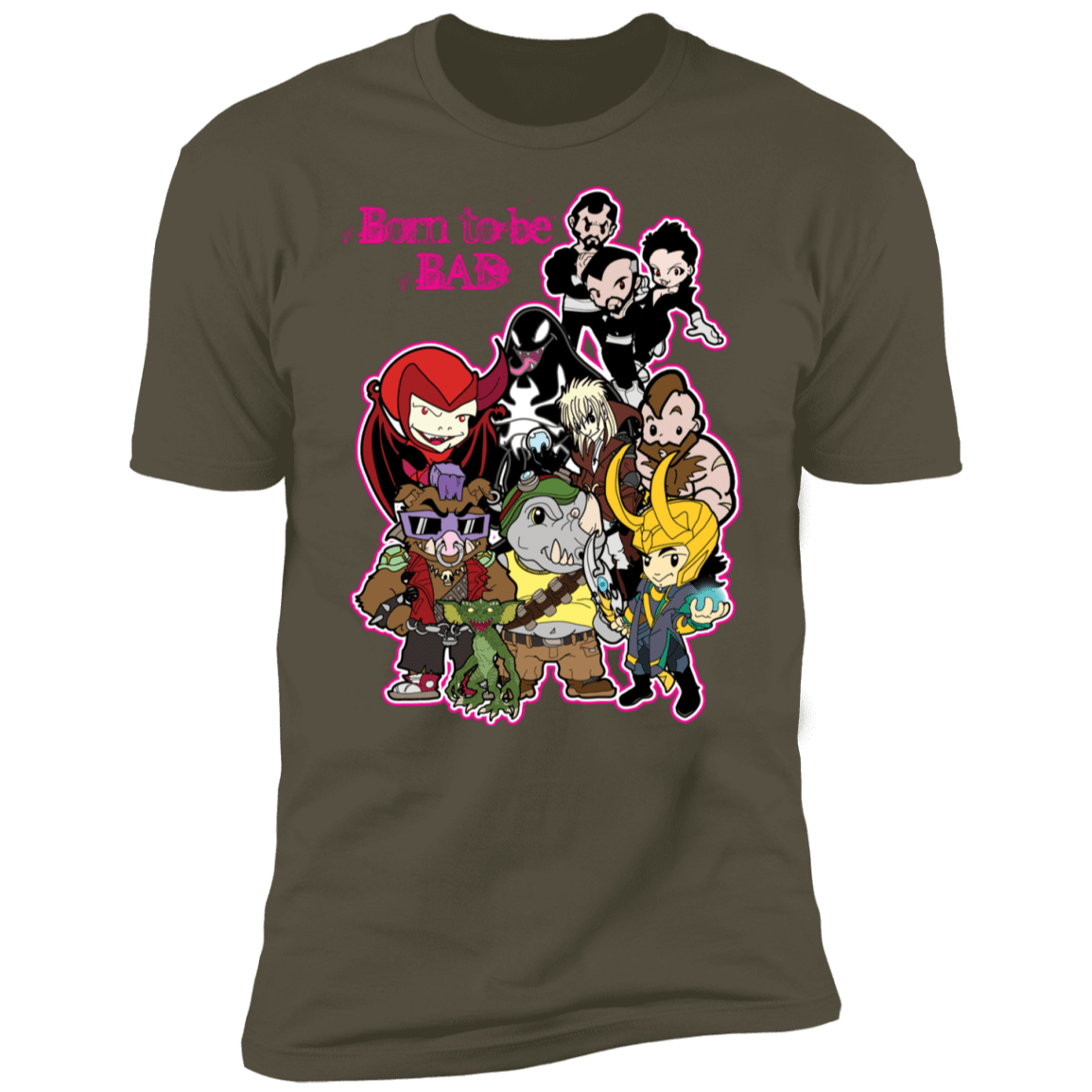 T-Shirts Military Green / S Born to be Bad 2 Men's Premium T-Shirt