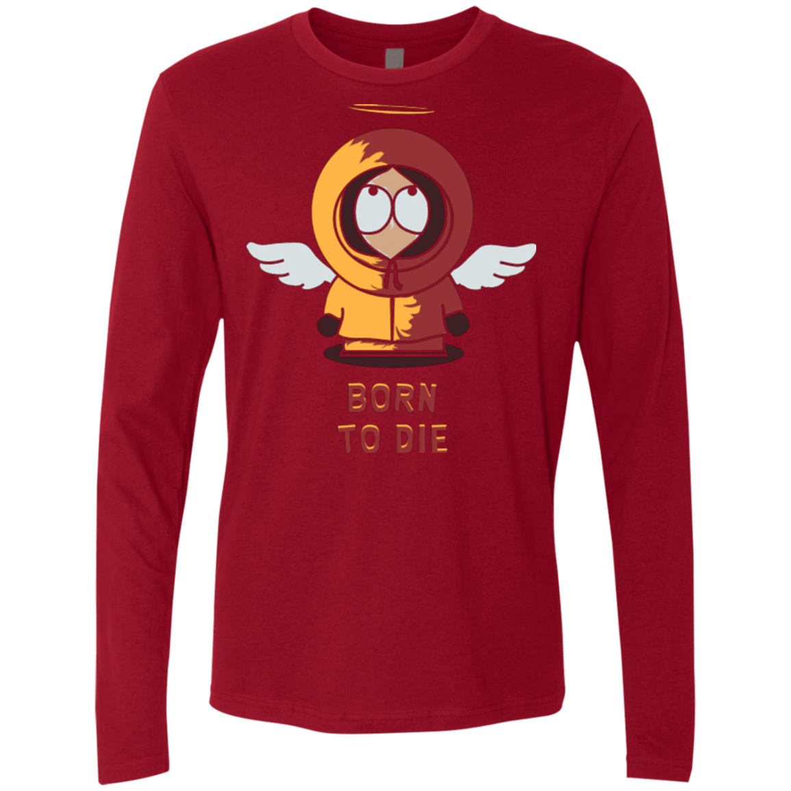 T-Shirts Cardinal / Small BORN TO DIE Men's Premium Long Sleeve