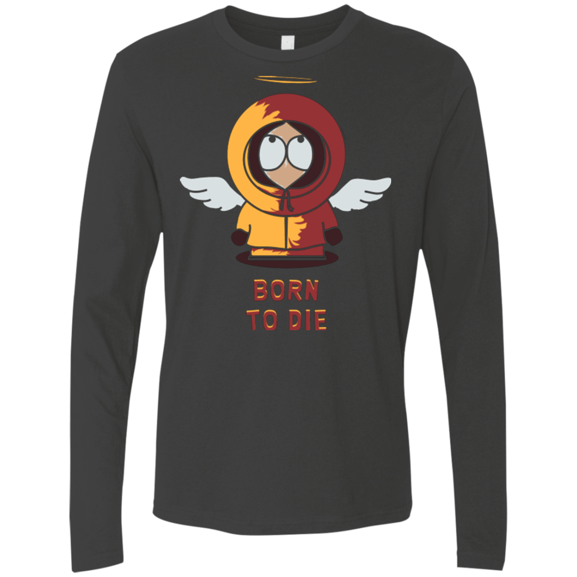 T-Shirts Heavy Metal / Small BORN TO DIE Men's Premium Long Sleeve