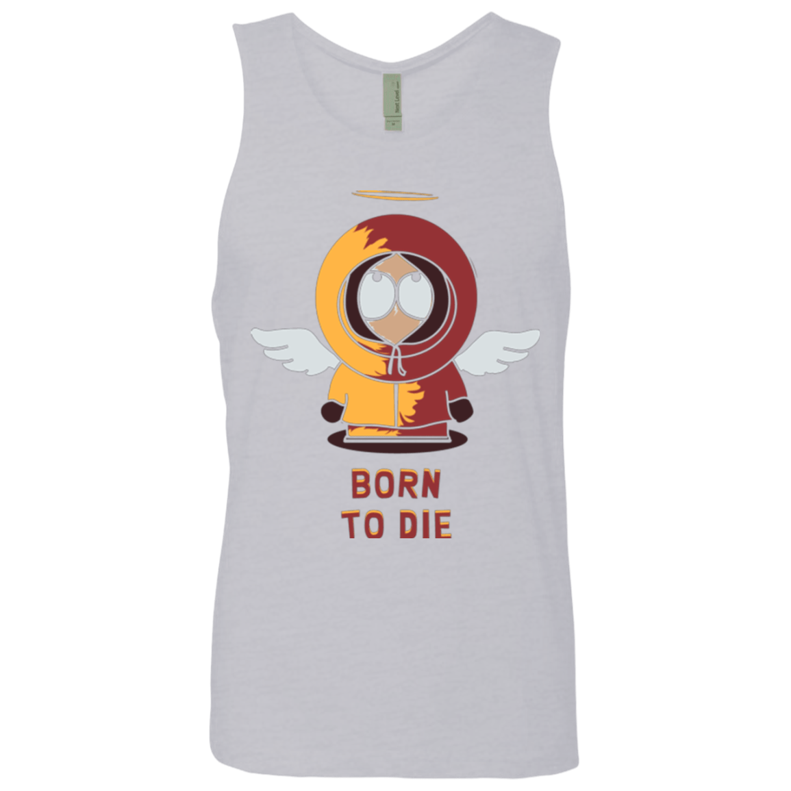 T-Shirts Heather Grey / Small BORN TO DIE Men's Premium Tank Top