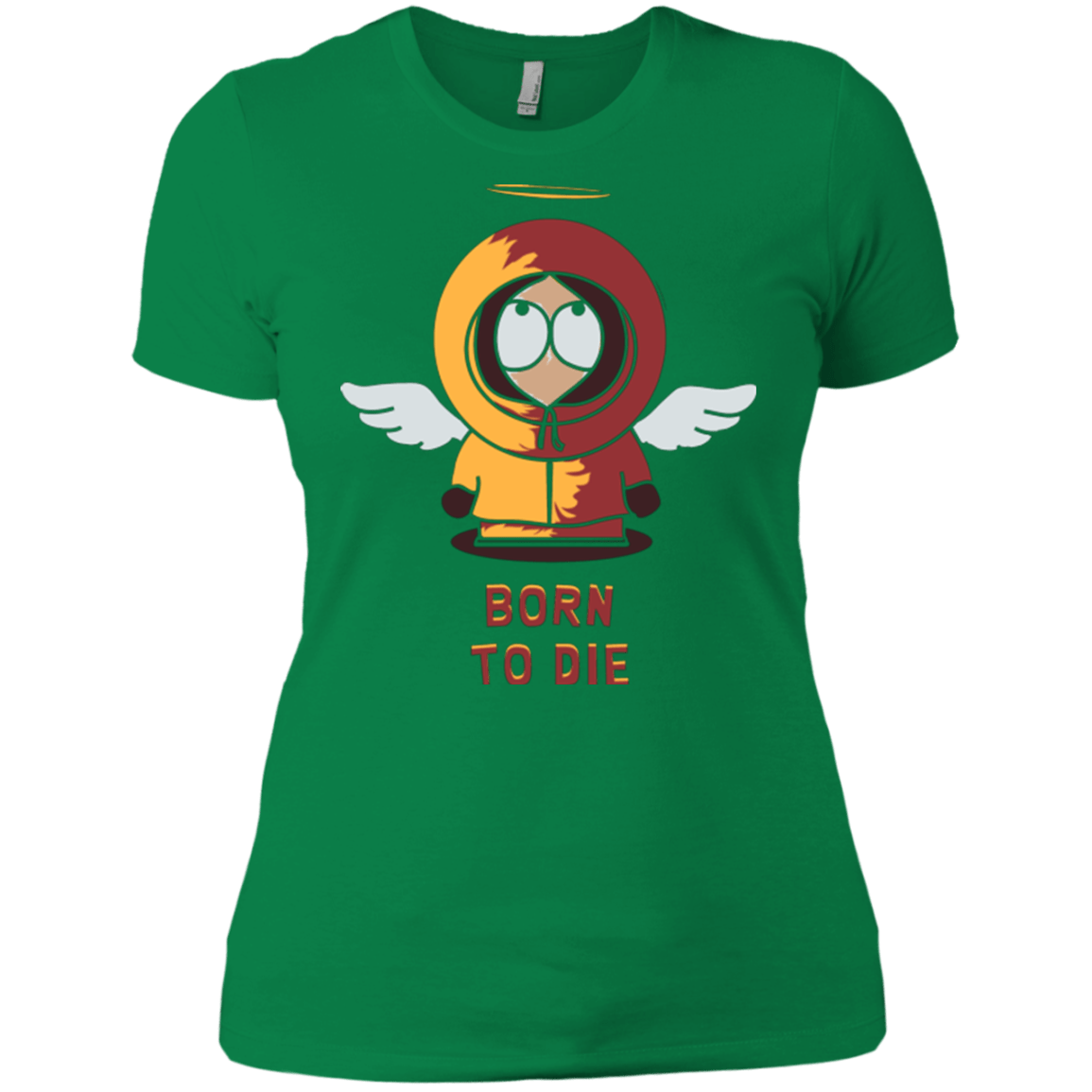 T-Shirts Kelly Green / X-Small BORN TO DIE Women's Premium T-Shirt
