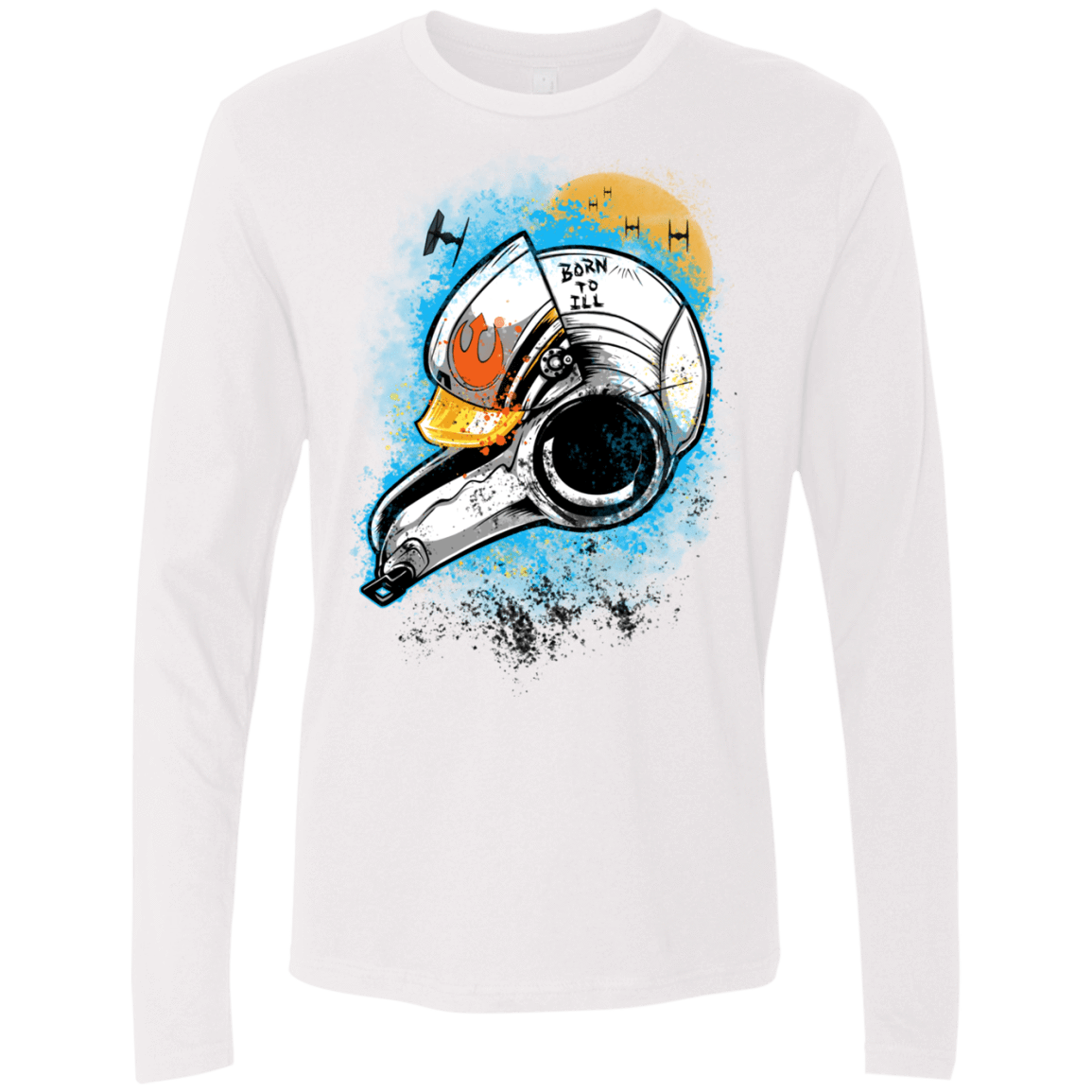 T-Shirts White / Small Born to Ill Men's Premium Long Sleeve