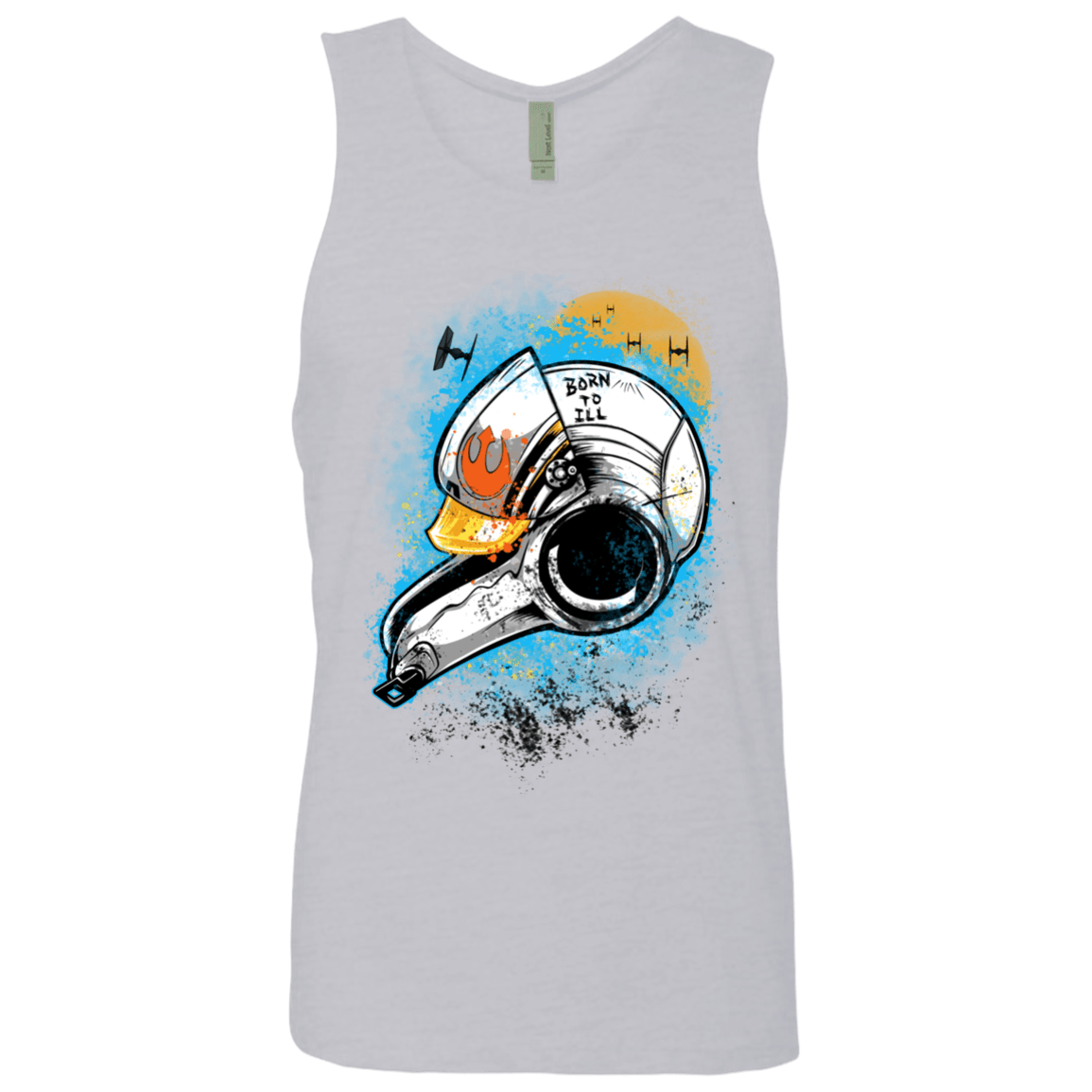 T-Shirts Heather Grey / Small Born to Ill Men's Premium Tank Top