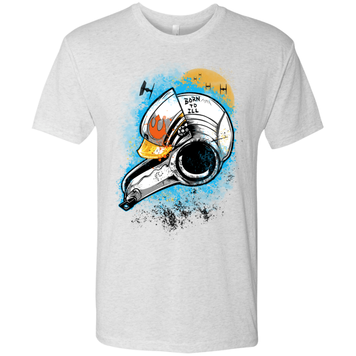 T-Shirts Heather White / Small Born to Ill Men's Triblend T-Shirt