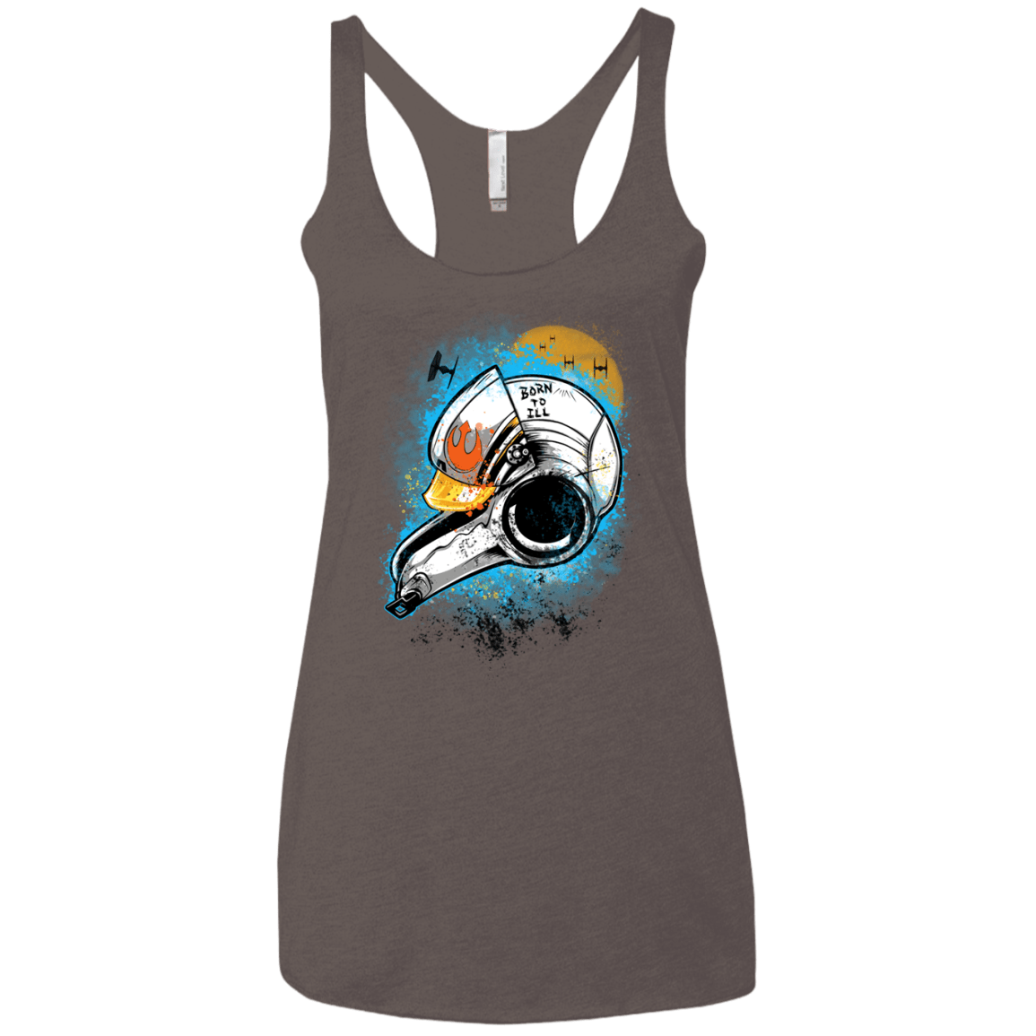 T-Shirts Macchiato / X-Small Born to Ill Women's Triblend Racerback Tank