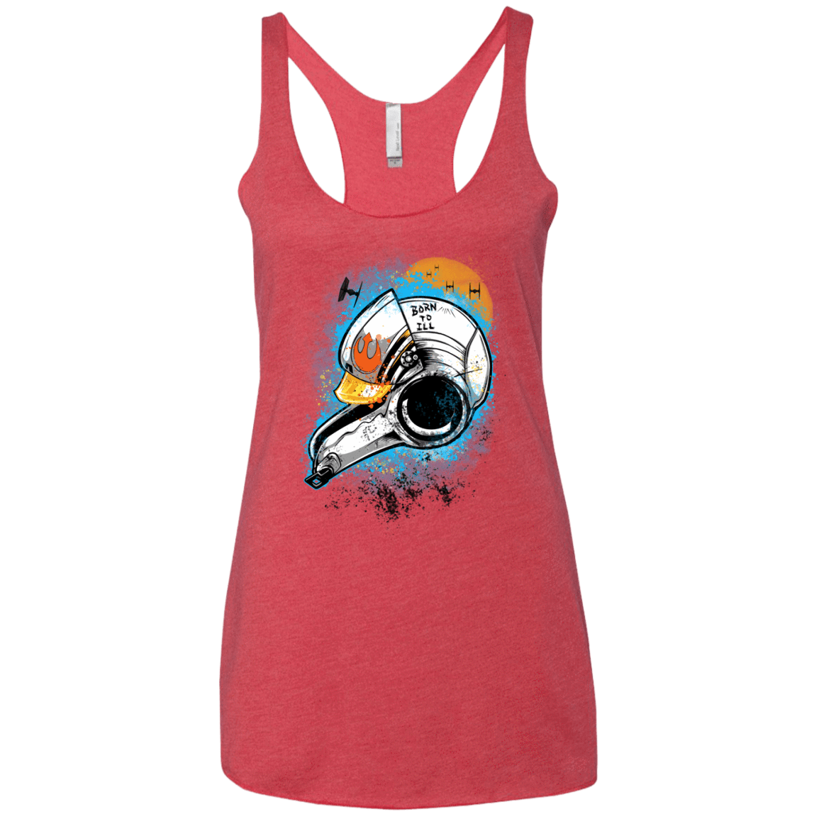 T-Shirts Vintage Red / X-Small Born to Ill Women's Triblend Racerback Tank