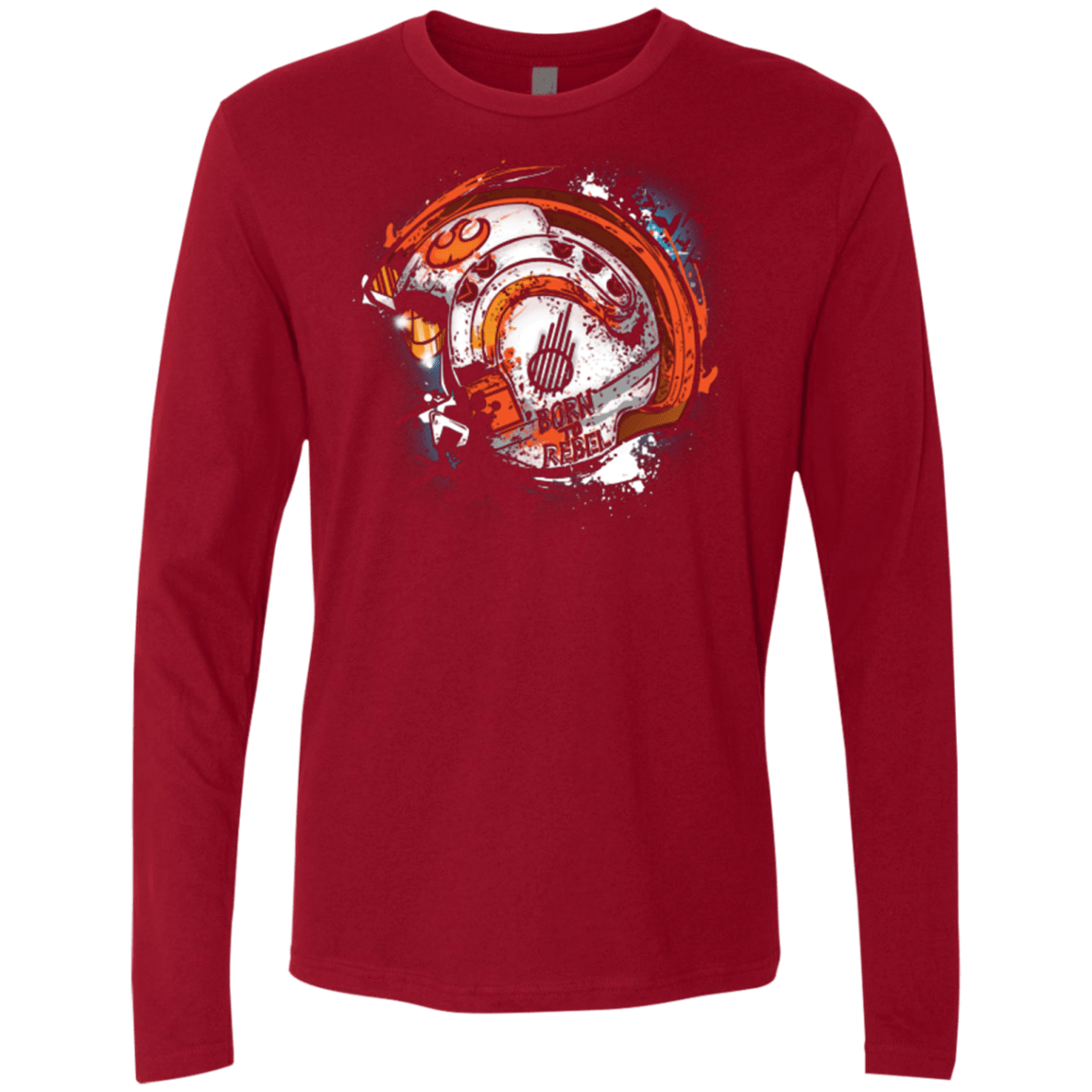 T-Shirts Cardinal / Small Born to Rebel Men's Premium Long Sleeve
