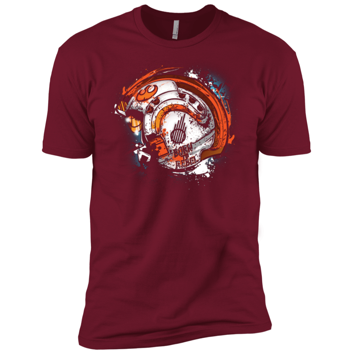 T-Shirts Cardinal / X-Small Born to Rebel Men's Premium T-Shirt