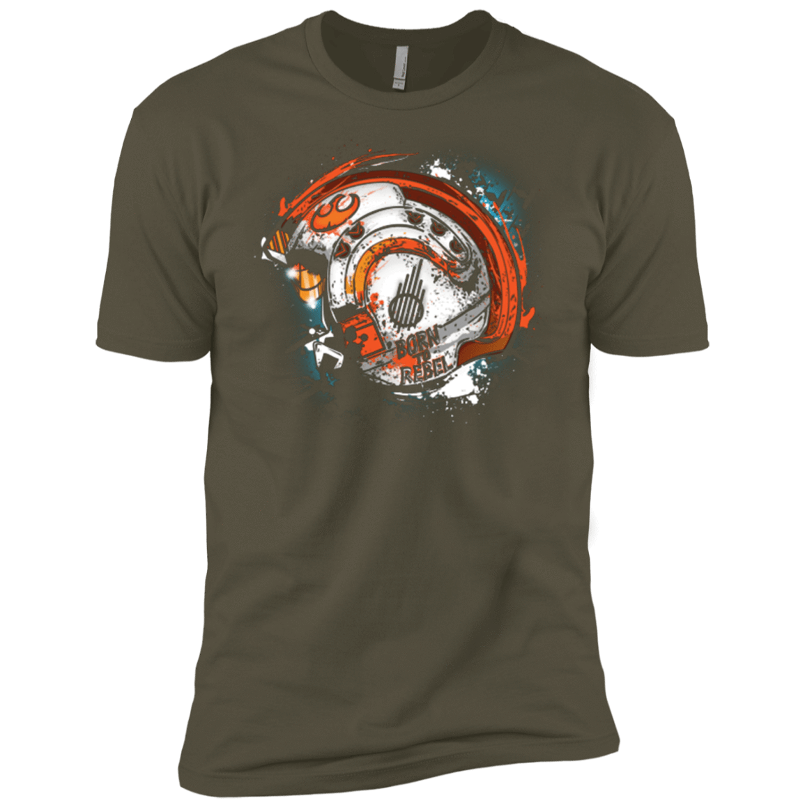 T-Shirts Military Green / X-Small Born to Rebel Men's Premium T-Shirt