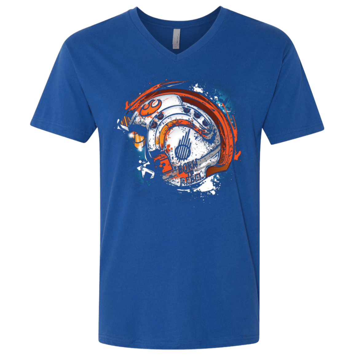 T-Shirts Royal / X-Small Born to Rebel Men's Premium V-Neck