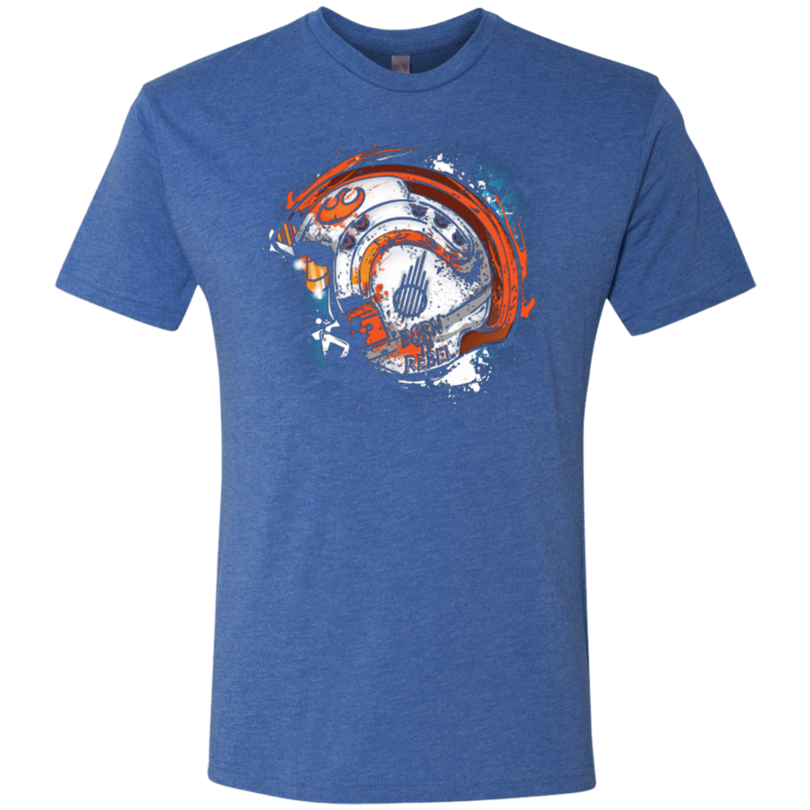 T-Shirts Vintage Royal / Small Born to Rebel Men's Triblend T-Shirt