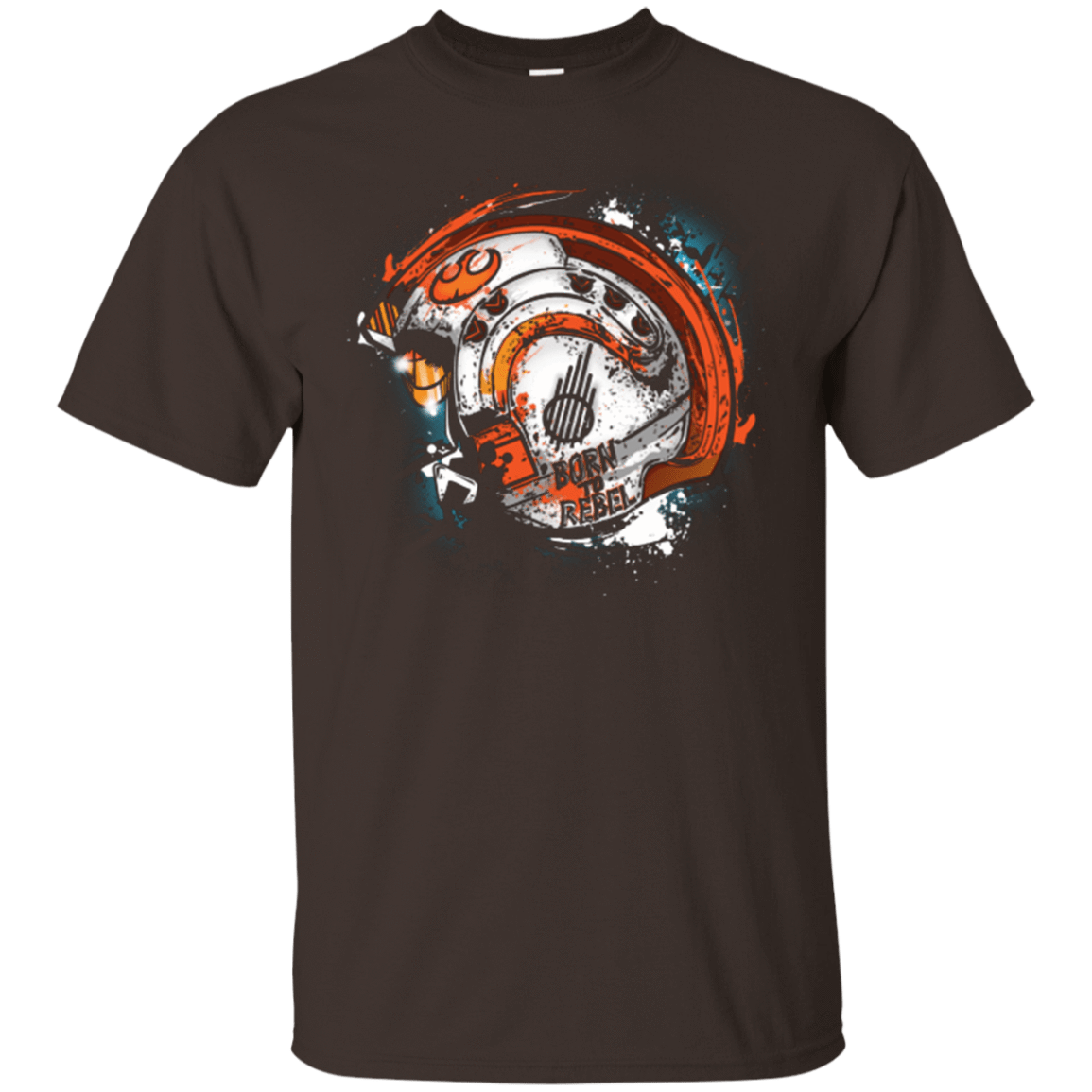 T-Shirts Dark Chocolate / Small Born to Rebel T-Shirt