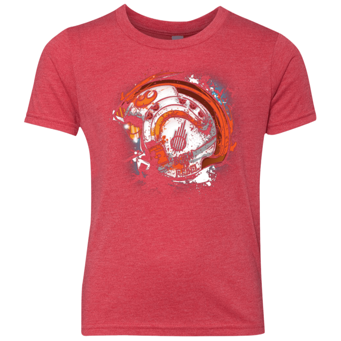 T-Shirts Vintage Red / YXS Born to Rebel Youth Triblend T-Shirt