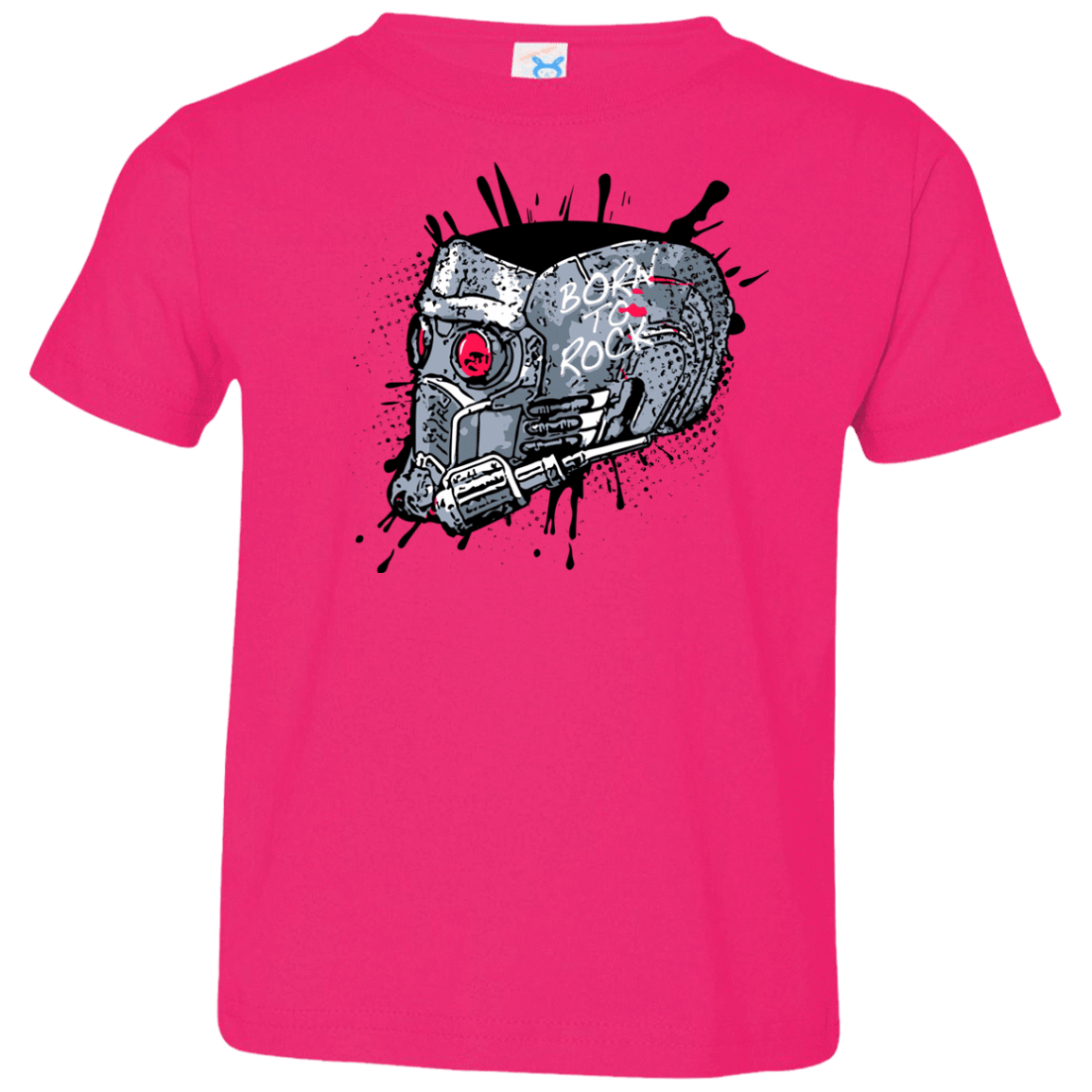 T-Shirts Hot Pink / 2T Born to Rock Toddler Premium T-Shirt