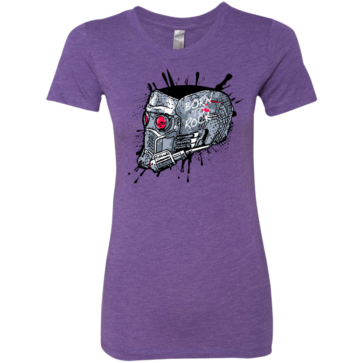T-Shirts Purple Rush / Small Born to Rock Women's Triblend T-Shirt