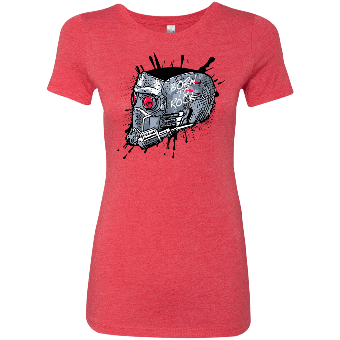 T-Shirts Vintage Red / Small Born to Rock Women's Triblend T-Shirt