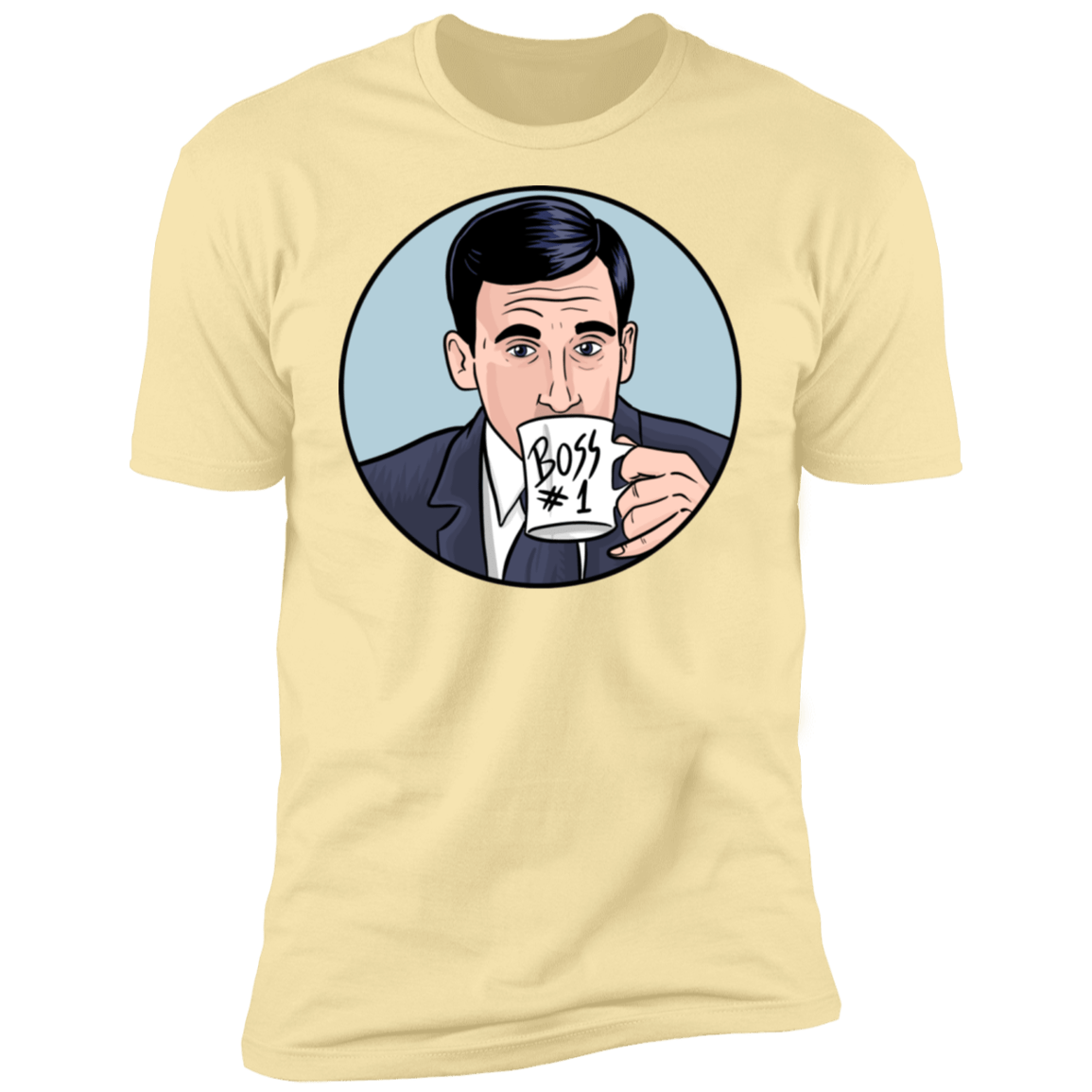 T-Shirts Banana Cream / S Boss Number 1 Men's Premium T-Shirt
