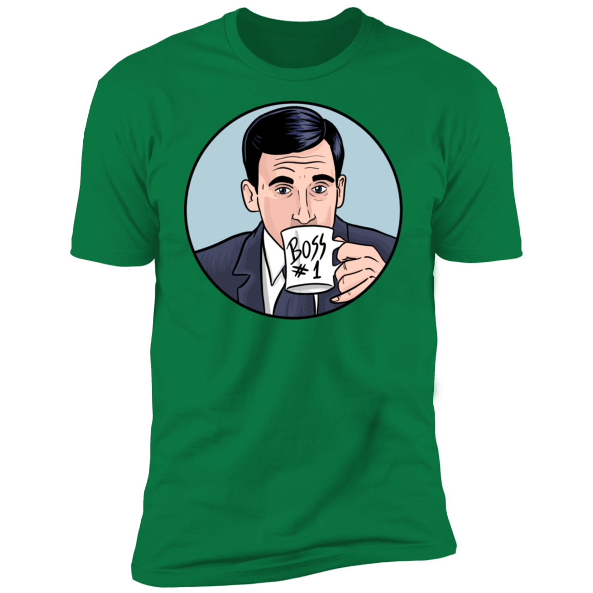 T-Shirts Kelly Green / S Boss Number 1 Men's Premium T-Shirt