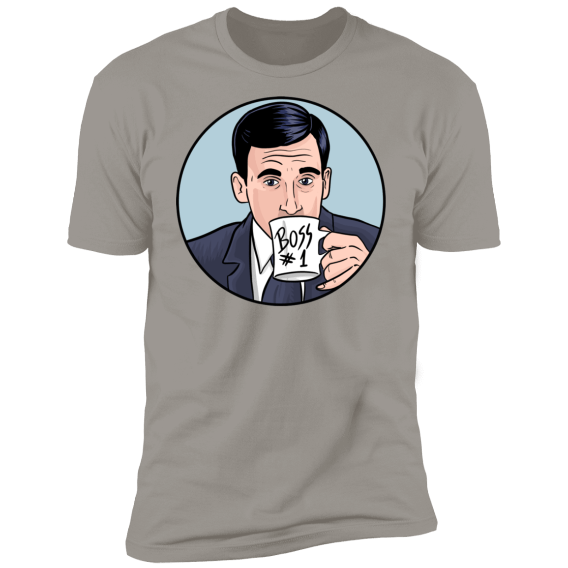 T-Shirts Light Grey / S Boss Number 1 Men's Premium T-Shirt